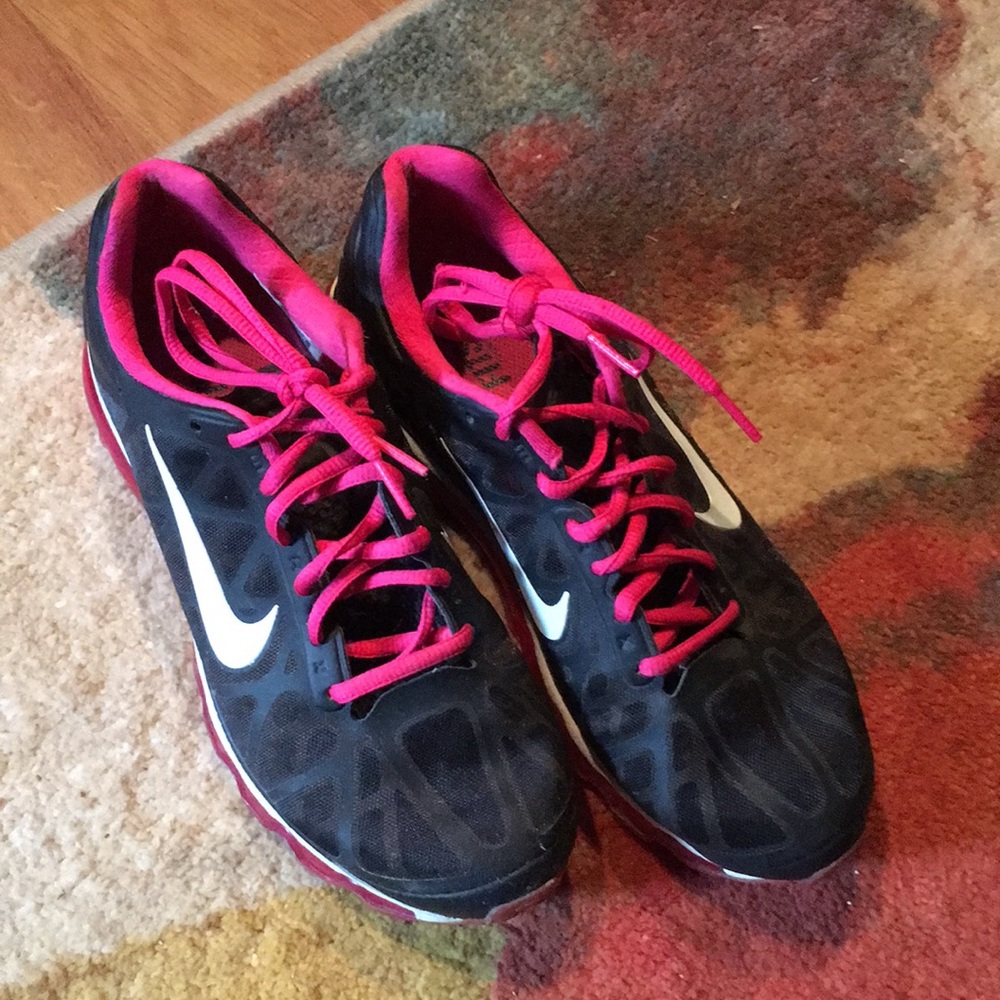 Nike Air Max Size 9 Black Neon Pink